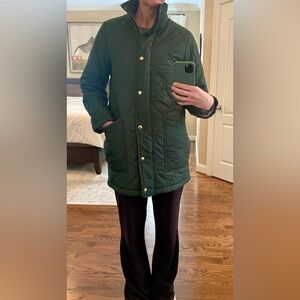 J. Crew Quilted Cocoon Puffer Coat